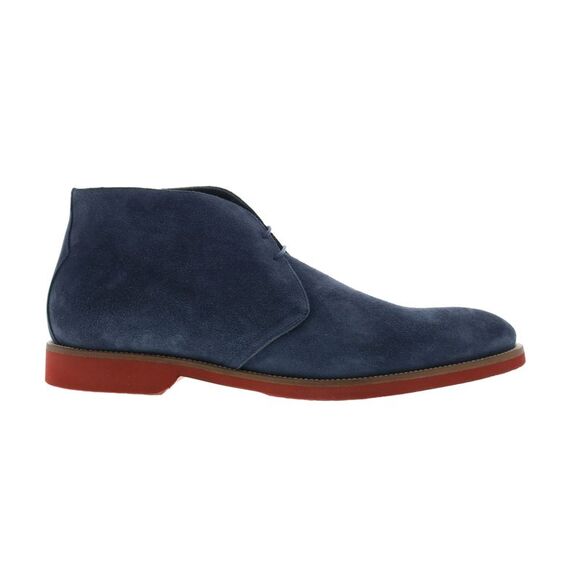 Pastori by Di Bianco Mens Hostillian Suede Blue Boots (NWT) - Picture 1 of 7